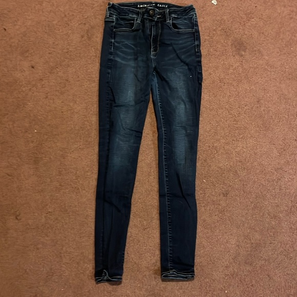 American eagle skinny jean women’s size 8 *LONG* - Picture 1 of 4